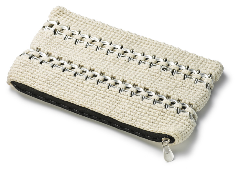 crochet clutch bag