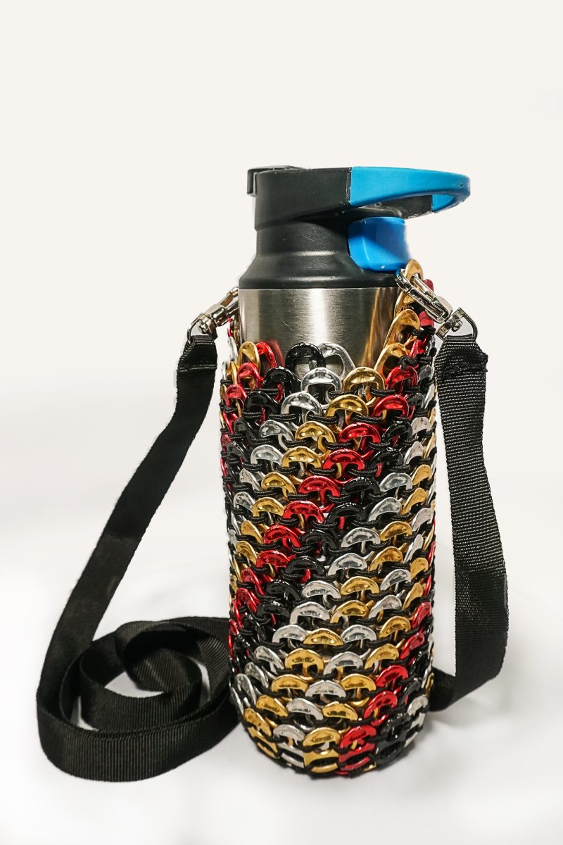 Coloured Water Bottle Holder with adjustable strap - Image 3