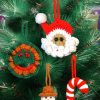 MULTI BUY 2 FOR £7 - Small Crochet Christmas Decorations